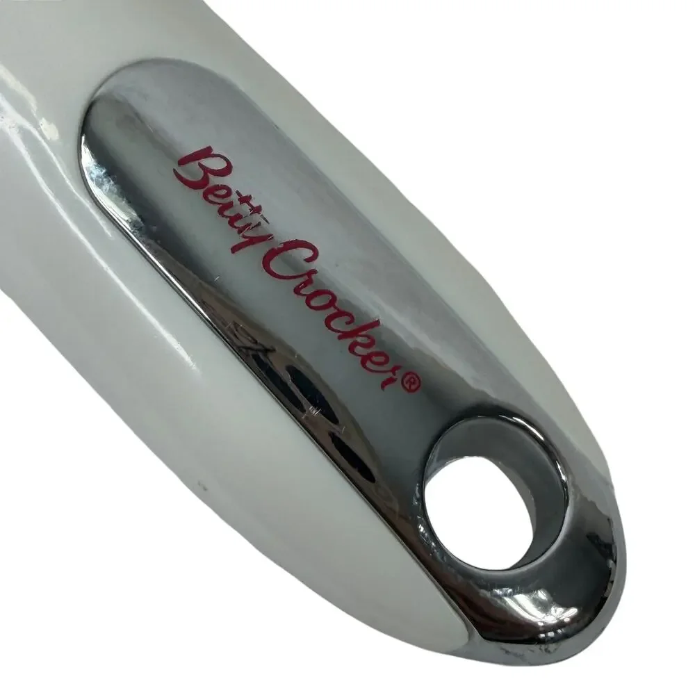 Betty Crocker Nylon Slotted Spatula Kitchen‎ Utensil Red Wide Flipper Turner